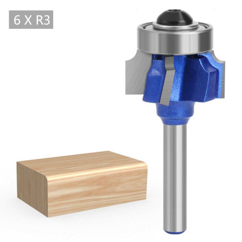 High Quality Four-Tooth Inverted Edge Trimming Cutter High Hardness Conversion Sleeve Tool For Wood Mdfs 6R3  |  Art & Crafts Art & Crafts 1 4*R1