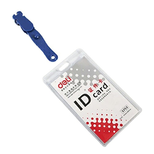 Id Card Holder Blue And Clear 5753 50-Piece  |  Desk Supplies Desk Supplies Desk Supplies