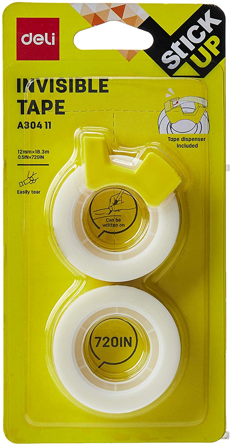 Invisible Tape With 1 Dispenser Pack Of 2 Ea30411  |  Tapes & Adhesives Tapes & Adhesives Tapes & Adhesives