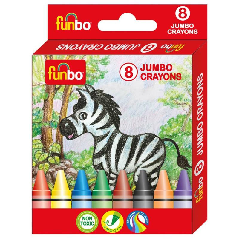 Jumbo Crayons Pack Of 8 Cols  |  Writing Instruments Writing Instruments Writing Instruments