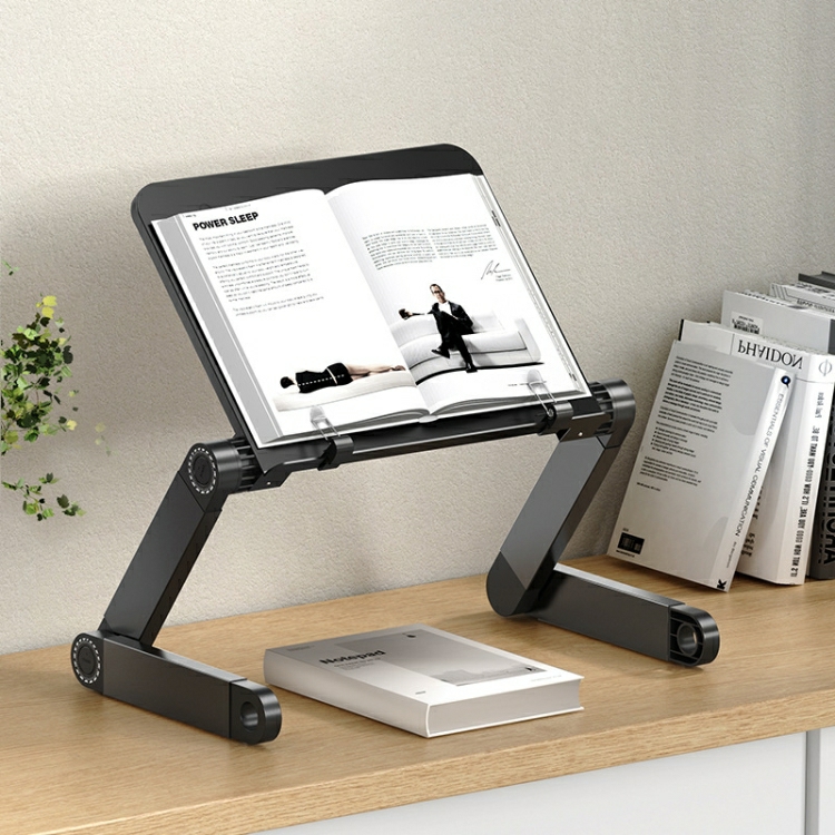 L03 Adjustable Lifting Reading Rack Book Holder Laptop Stand,Style： Double Section Black Double Section Black  |  Boards & Easels Boards & Easels Boards & Easels