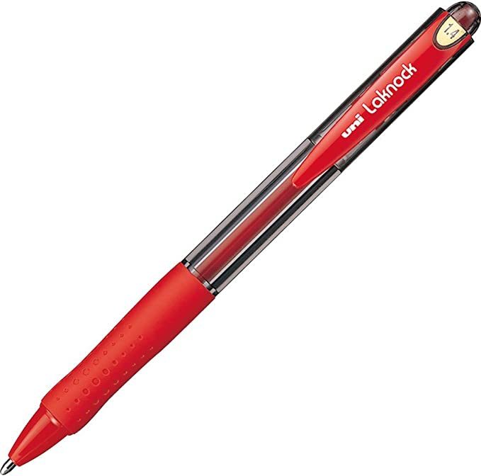 Laknock Ballpoint Pen 1.4Mm Red Pack Of 12  |  Writing Instruments Writing Instruments Writing Instruments