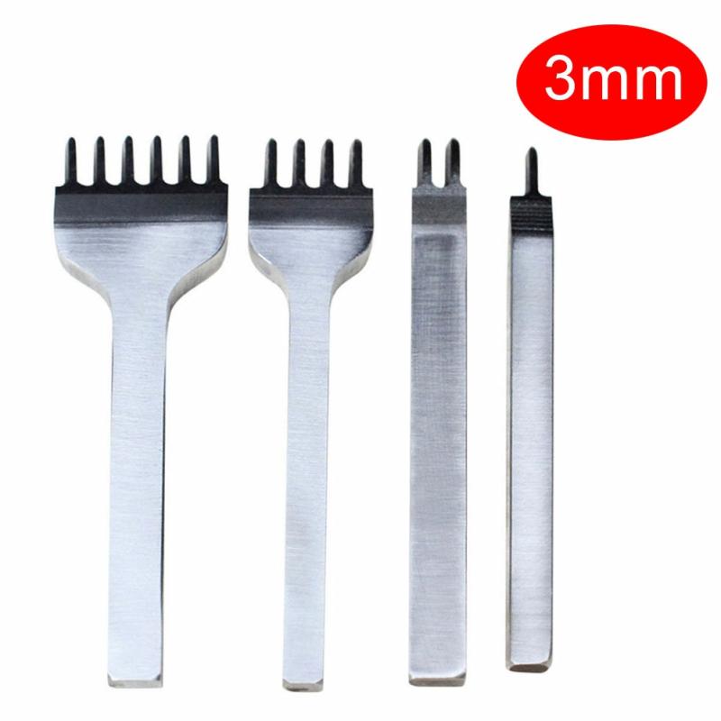 Leather Craft Tool Set Stainless Steel Hole Chisel Graving Stitching Punch Tools Kit 3Mm  |  Art & Crafts Art & Crafts 3mm