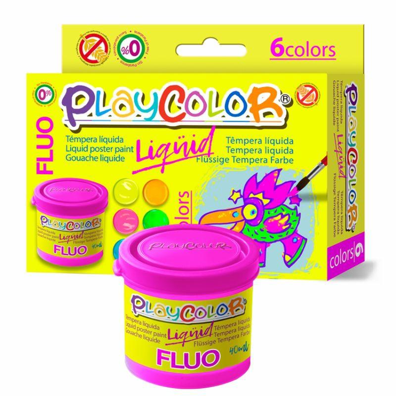 Liqüid Fluo 40Ml 6 Pieces  |  Art & Crafts Art & Crafts Art & Crafts