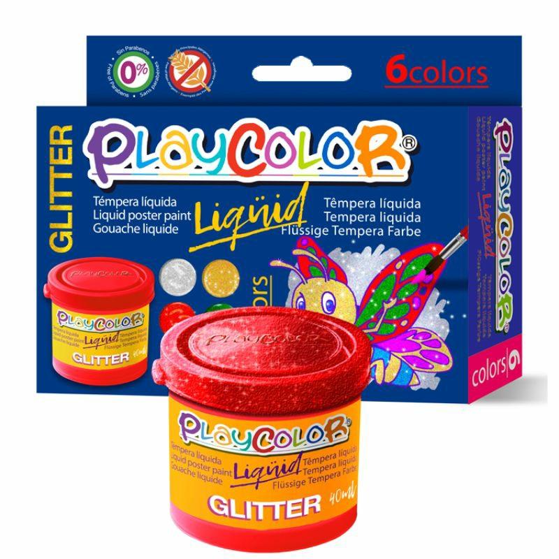 Liqüid Glitter 40Ml 6 Pieces  |  Art & Crafts Art & Crafts Art & Crafts