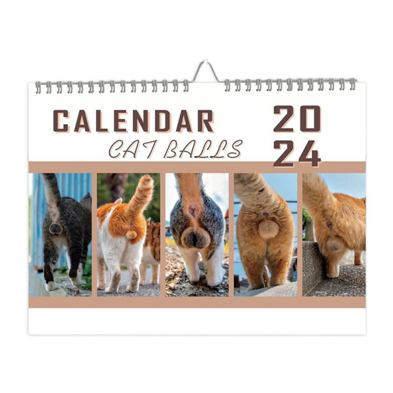 Lovely Cat Buttholes Calendar Home Furnishing Decoration Gift For Friends Family Neighbors  |  Writing Material Writing Material Writing Material