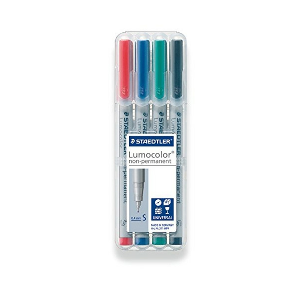 Lumocolor Ohp Non-Permanent Marker 0.4Mm Pack Of 4  |  Writing Instruments Writing Instruments Writing Instruments