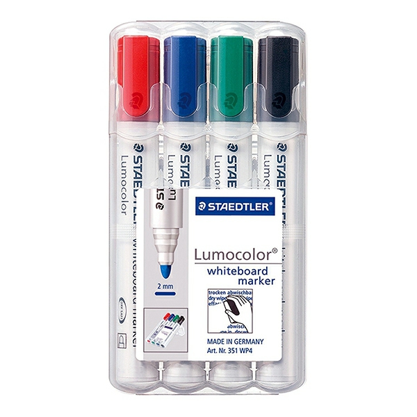 Lumocolor Whiteboard Marker Set 4Pcs  |  Writing Instruments Writing Instruments Writing Instruments