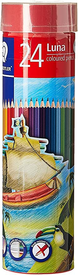 Luna  Color Pencil Cylinder 24 Color  |  Writing Instruments Writing Instruments Writing Instruments