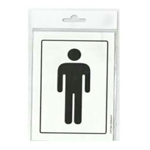 Made Of High-Tech Folio Men Toilet Restroom Door Signs 43706  |  General Supplies General Supplies General Supplies