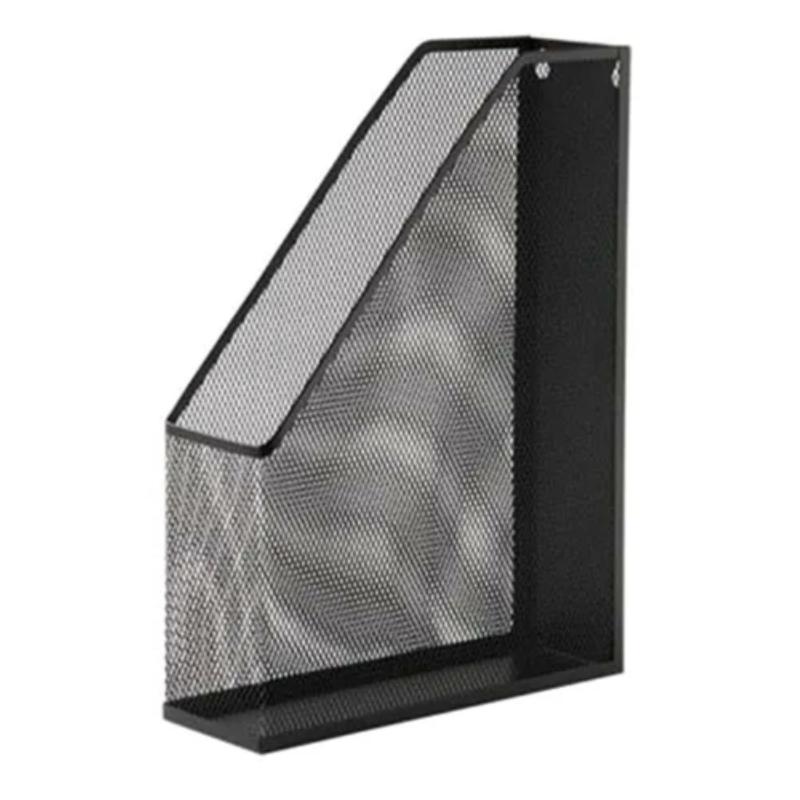 Magazine Rack Mesh Black  |  Desk Supplies Desk Supplies Desk Supplies