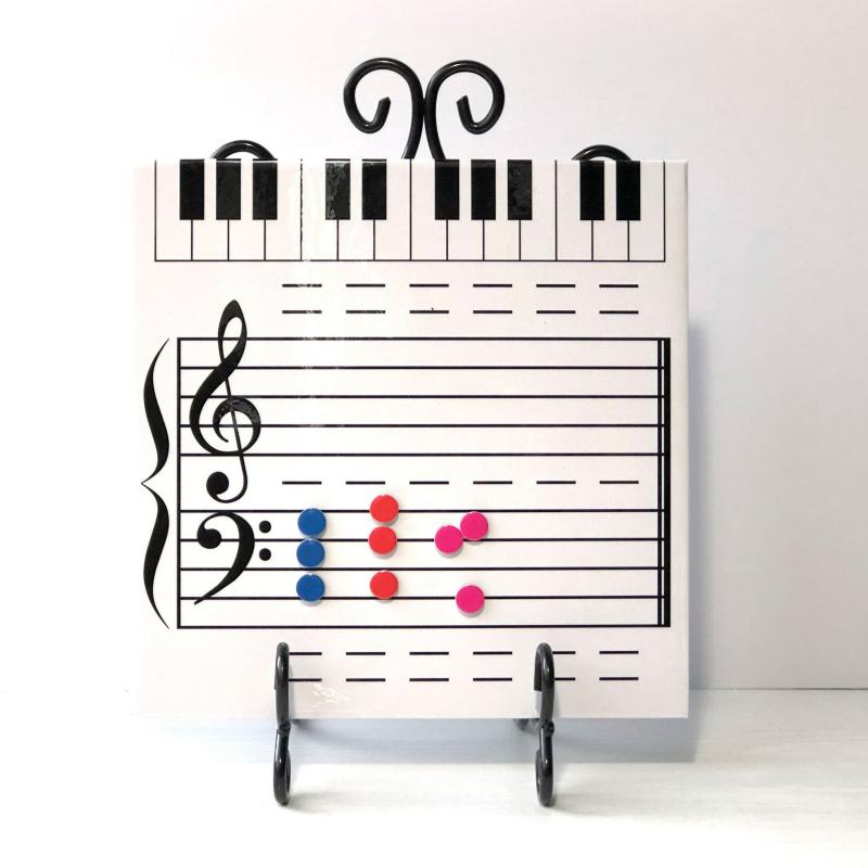 Magnetic Music Staff Board With Erase Pen And Note Sticker Music Teaching Aid  |  General Supplies General Supplies General Supplies