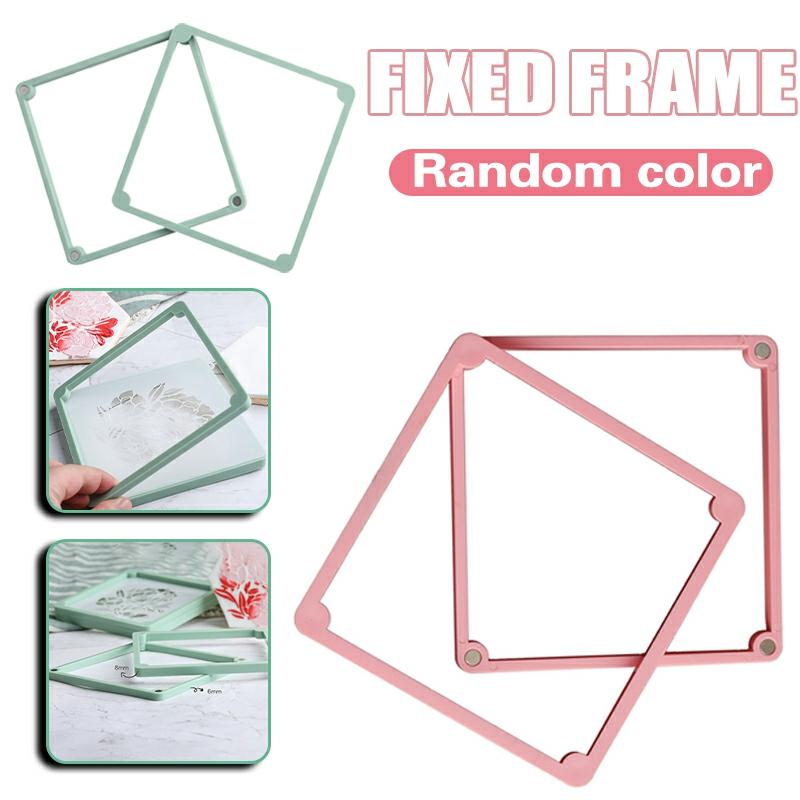 Magnetic Stencil Frame Square Templates Fixation Tools Reusable Craft Decorating Fixing Bracket Diy Tools For Household New  |  Art & Crafts Art & Crafts Art & Crafts