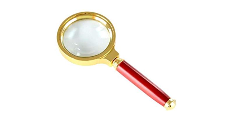 Magnifying Glass 50Mm Golden Metal  |  Writing Instruments Writing Instruments Writing Instruments