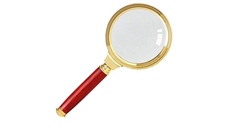 Magnifying Glass 60Mm Golden Metal  |  Writing Instruments Writing Instruments Writing Instruments