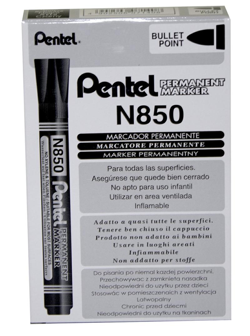 Marker Permanent Bullet Black Pack Of 12  |  Writing Instruments Writing Instruments Writing Instruments