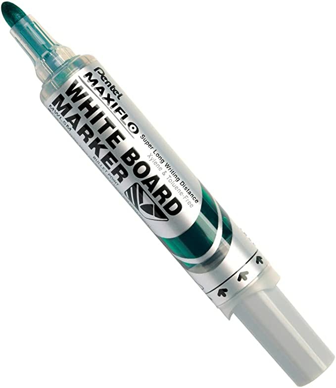 Maxiflo Whiteboard Marker Bullet Green Pack Of 12  |  Writing Instruments Writing Instruments Writing Instruments