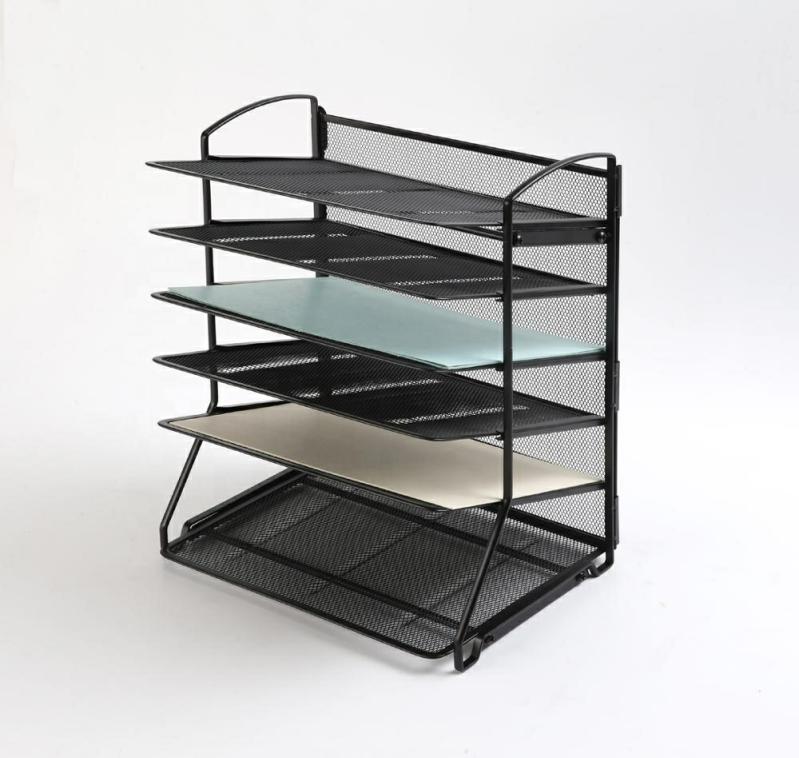 Mesh 6-Layer File/Letter Tray, Desk Organizer  |  Files & Folders Files & Folders Files & Folders