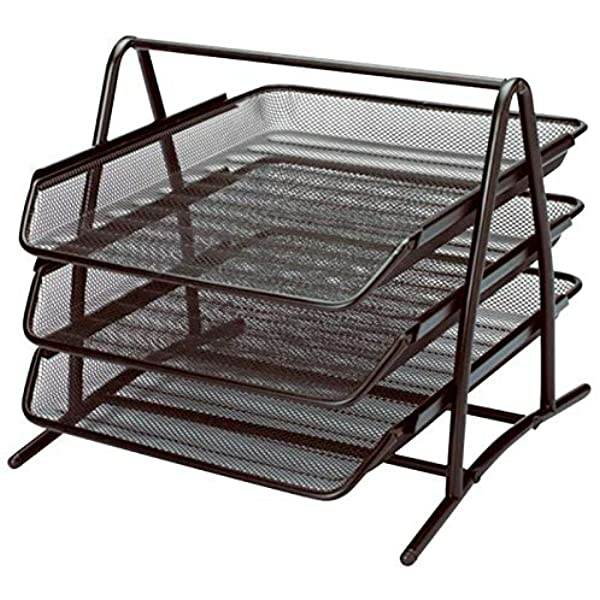 Metal A4 Paper Office Mesh Document Basket File  |  Desk Supplies Desk Supplies Desk Supplies