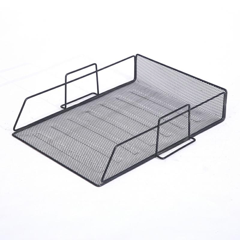 Metal Mesh Office Desktop Storage File Tray Book Storage Basket  |  Files & Folders Files & Folders Files & Folders