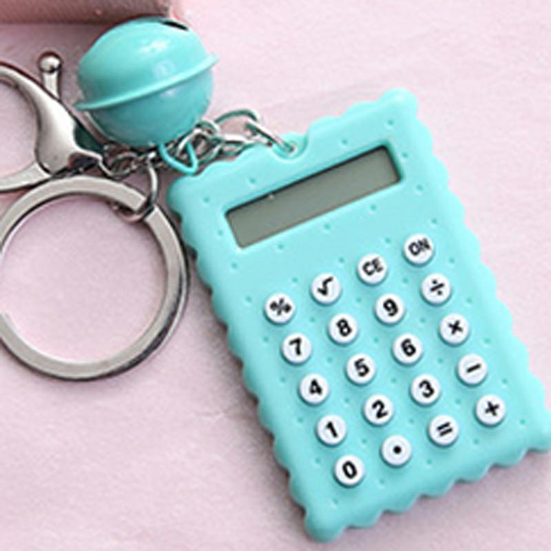 Mini Cartoon Calculator With 8 Digit Display Portable Handheld Calculator Creative Gifts For Boys Girls Green,Bells  |  General Supplies General Supplies Bear Style