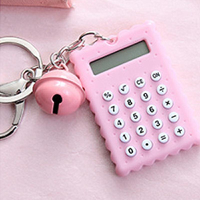 Mini Cartoon Calculator With 8 Digit Display Portable Handheld Calculator Creative Gifts For Boys Girls Pink,Bells  |  General Supplies General Supplies Bear Style