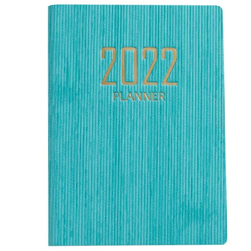 Mini Notebook 365 Days Portable Pocket Notepad Daily Weekly Agenda Planner Notebooks Stationery Office School Supplies Green,A7  |  Writing Material Writing Material A7