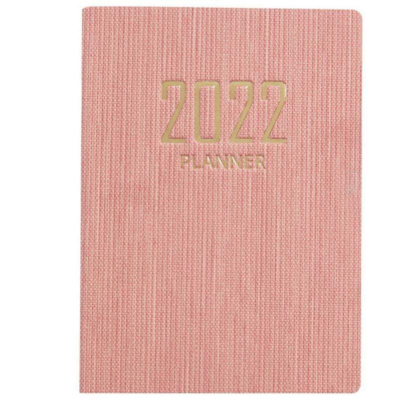 Mini Notebook 365 Days Portable Pocket Notepad Daily Weekly Agenda Planner Notebooks Stationery Office School Supplies Pink,A7  |  Writing Material Writing Material A7