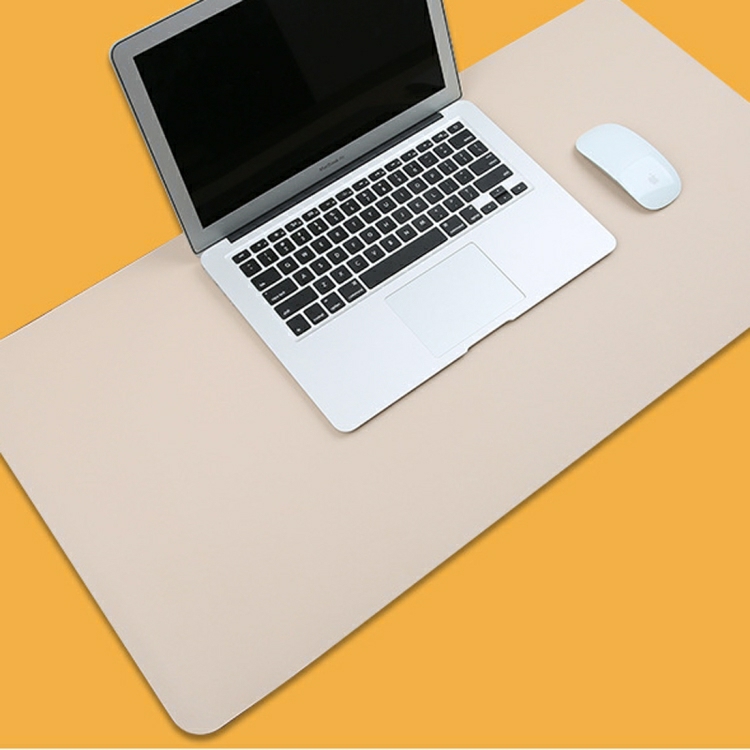 Multifunction Business Pu Leather Mouse Pad Keyboard Pad Table Mat Computer Desk Mat, Size: 90 X 45Cm Apricot  |  Boards & Easels Boards & Easels Apricot