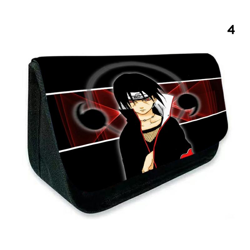 Naruto Pencil Bag Large-Capacity Pencil Box Zipper Stationery Pouch Student Gift Double Flap Pen Bag,4  |  Desk Supplies Desk Supplies Desk Supplies