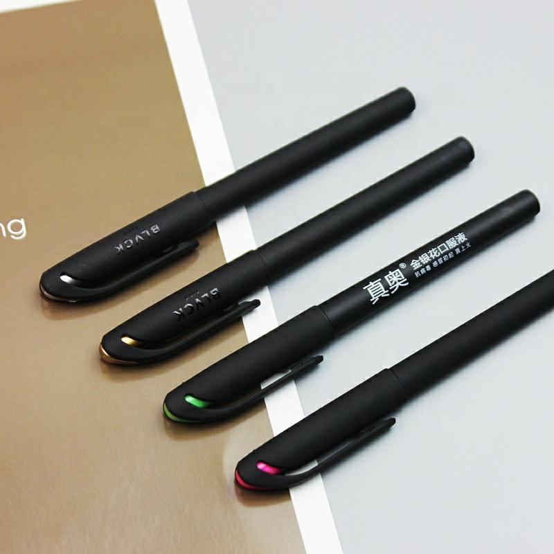 Neutral Pen Custom Stamping Advertising Pen Custom Logo Gift Black Water Business Gel Pen  |  Writing Instruments Writing Instruments Writing Instruments