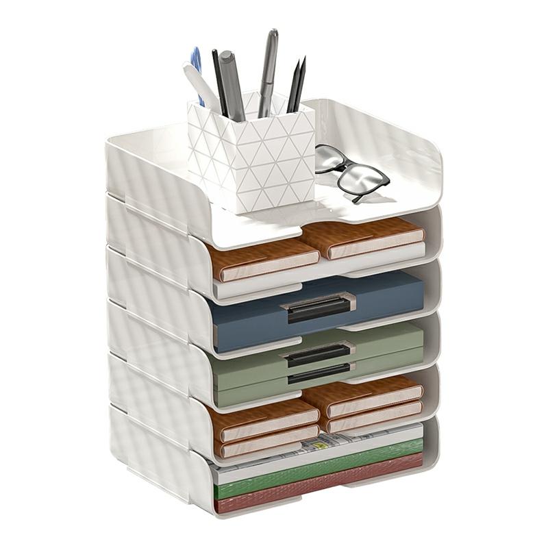 Office Desk File Storage Rack Plastic File Basket File Tray  |  Files & Folders Files & Folders Files & Folders