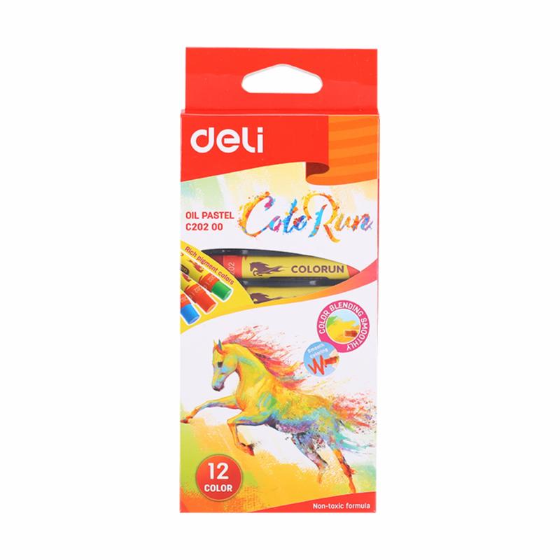 Oil Pastel 12 Colors Color Run  |  Writing Instruments Writing Instruments Writing Instruments