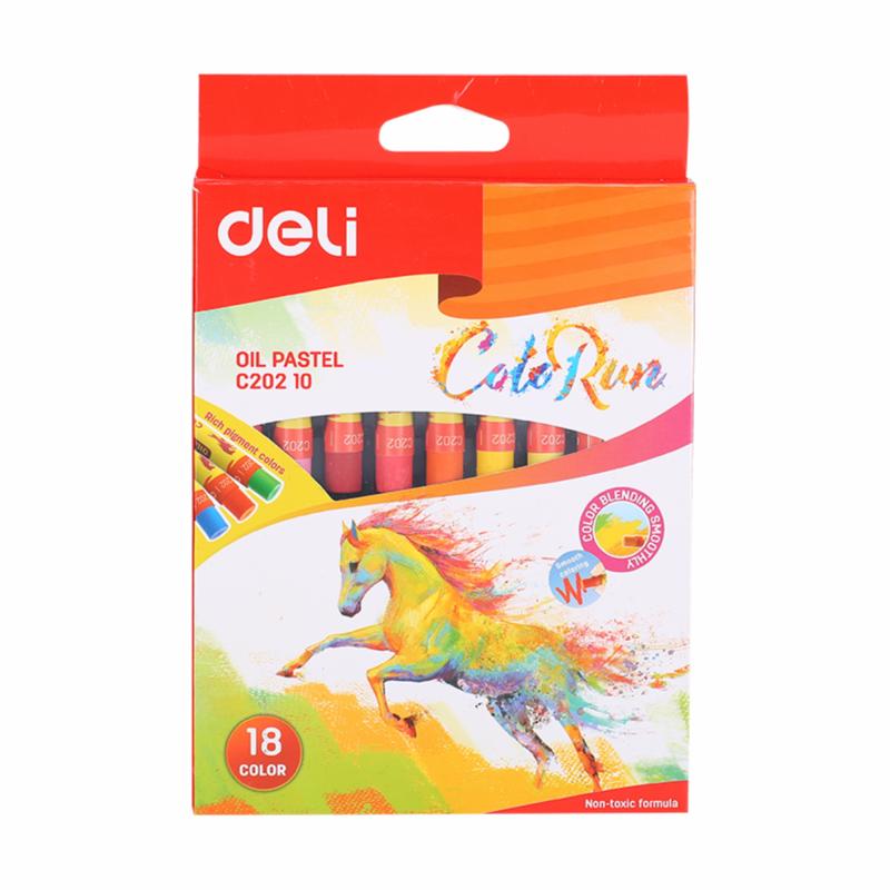 Oil Pastel 18 Colors Color Run  |  Writing Instruments Writing Instruments Writing Instruments