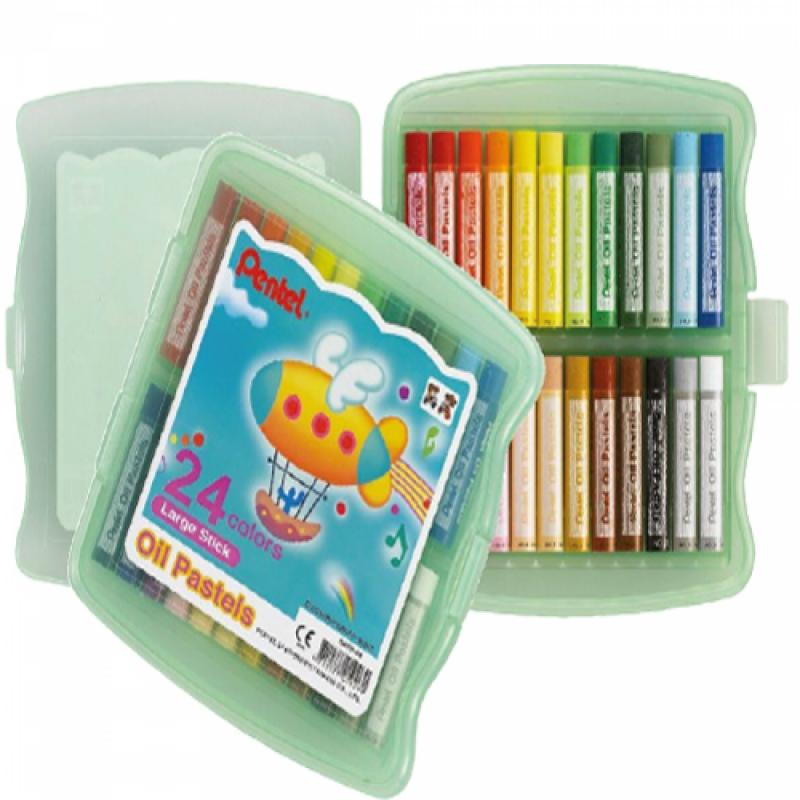 Oil Pastel 24 Color Large Pp Case  |  Writing Instruments Writing Instruments Writing Instruments