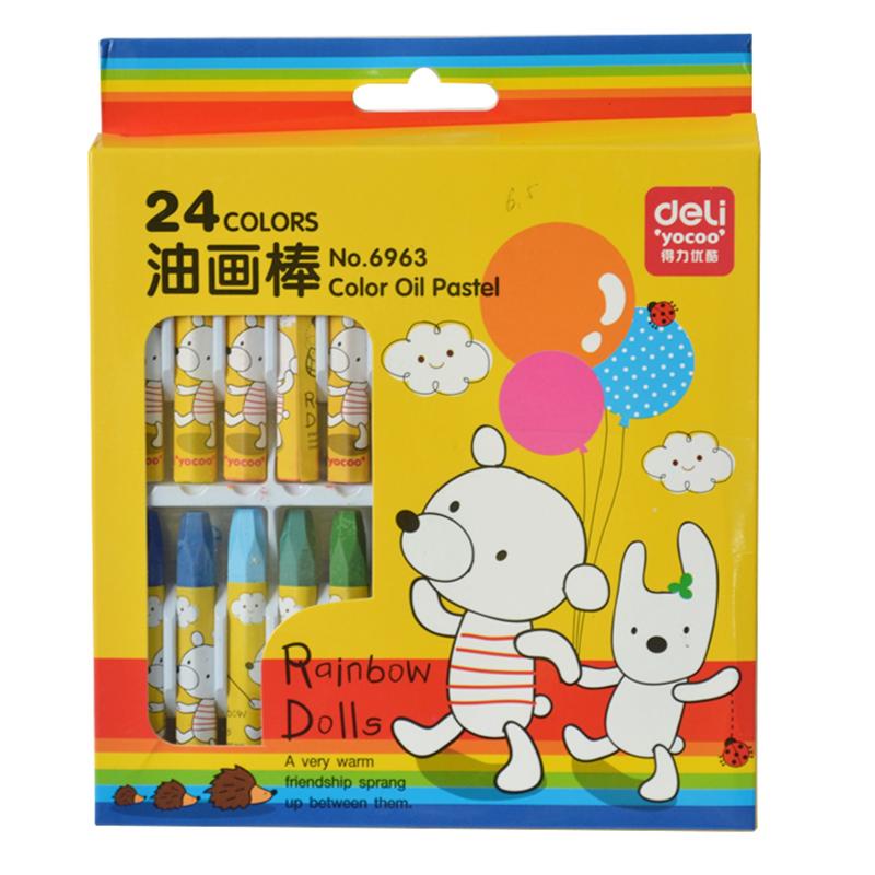 Oil Pastel 24 Colors Yellow  |  Writing Instruments Writing Instruments Writing Instruments