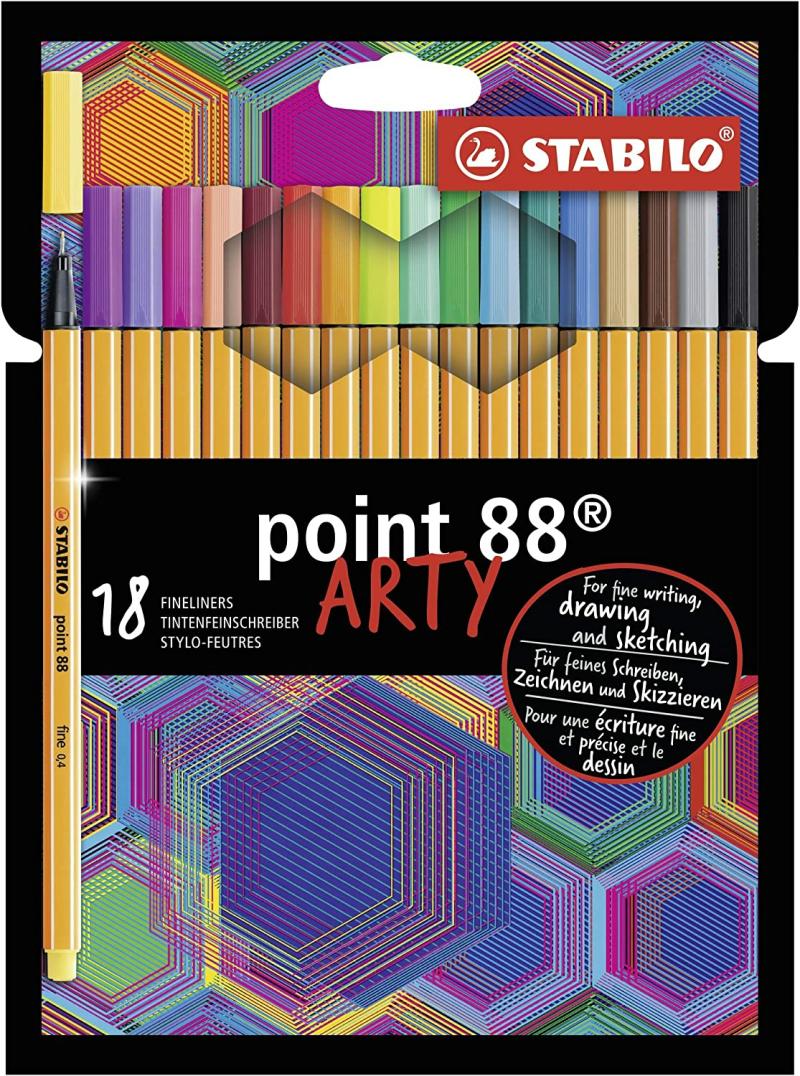 Point 88 Wallet Arty 18’s Color Pens  |  Writing Instruments Writing Instruments Writing Instruments