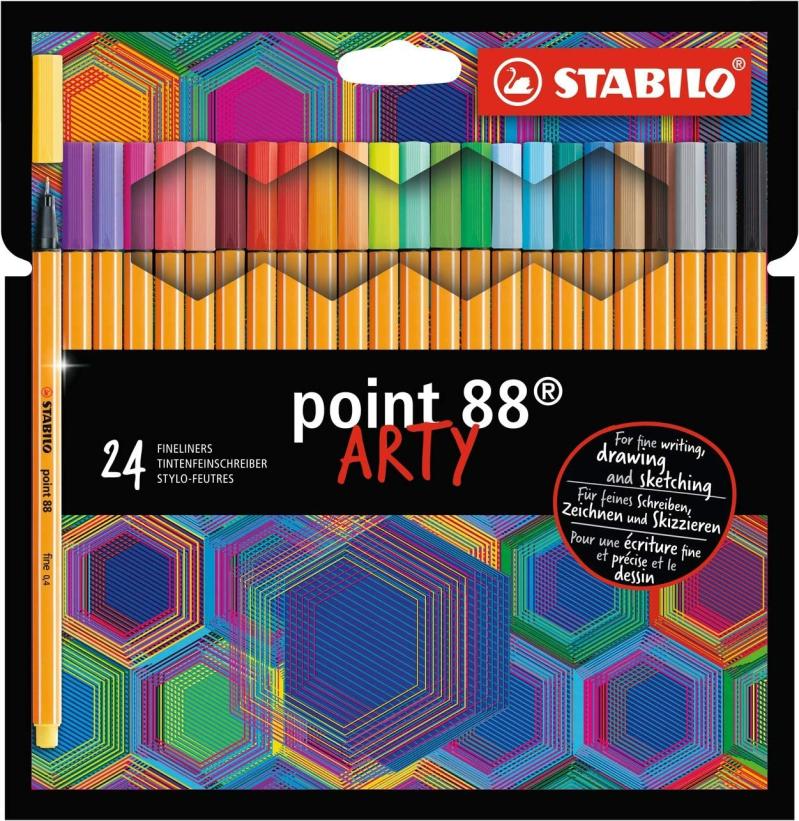 Point 88 Wallet Arty 24’s Color Pens  |  Writing Instruments Writing Instruments Writing Instruments