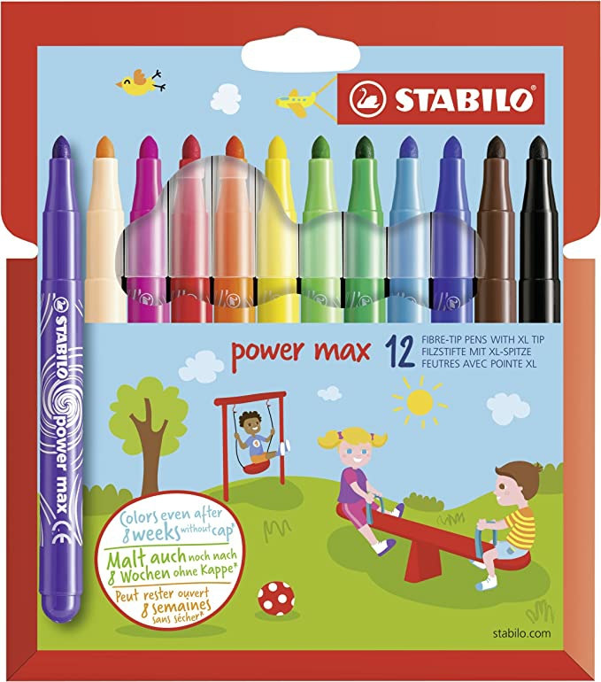 Power Max Wallet Of 12 Color Pens  |  Writing Instruments Writing Instruments Writing Instruments