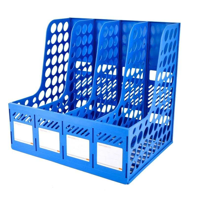 Pp Material Office Desktop File Box Folder Multilayer Storage Basket  |  Files & Folders Files & Folders Files & Folders