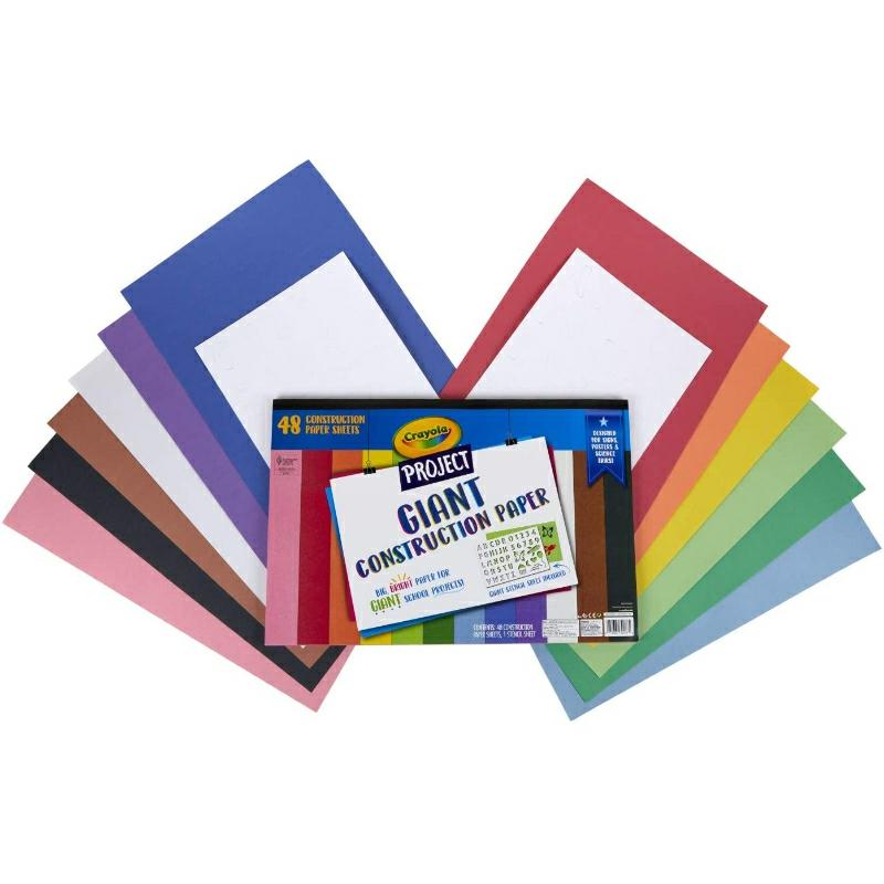 Project 48 Ct. Giant Construction Paper  |  Art & Crafts Art & Crafts Art & Crafts