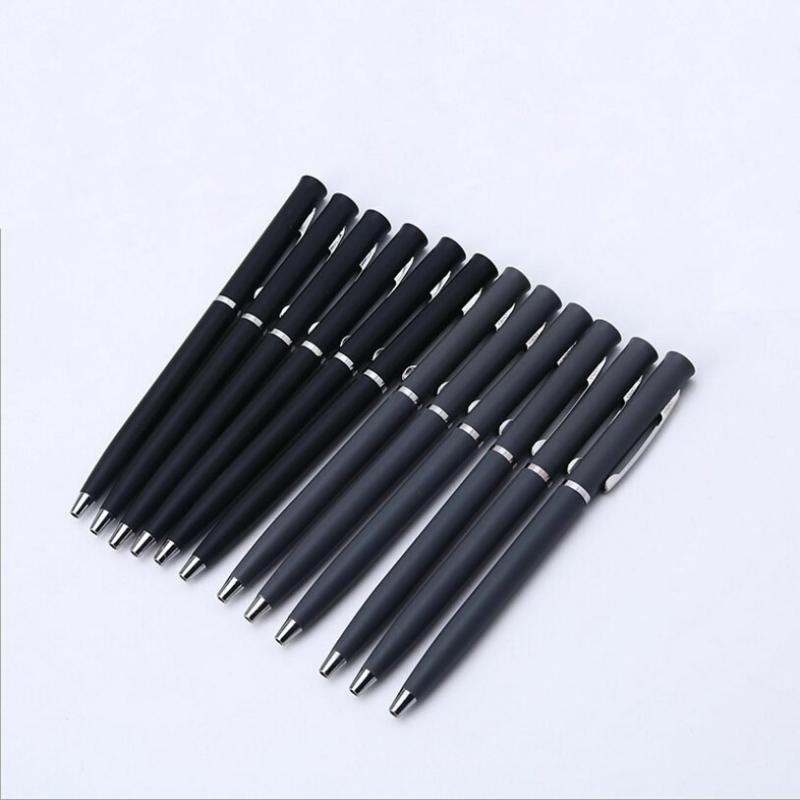 Promotional Ball Pen  Printed Plastic Office Twist Type Ballpoint Pen Black  |  Writing Instruments Writing Instruments Black