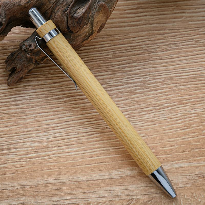 Promotional Cheap Printing Promo Eco Friendly Wood Ball Pen With Custom Logo Signature Ballpoint Stylus Plain Bamboo Pen 1  |  Writing Instruments Writing Instruments Writing Instruments