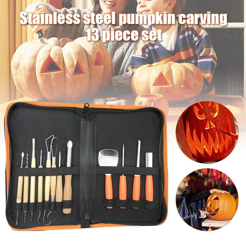 Pumpkin Carving Tool Kit Fruit Ceramic Pottery Woodwork Peeling Sculpting Tools Set  |  Art & Crafts Art & Crafts Art & Crafts