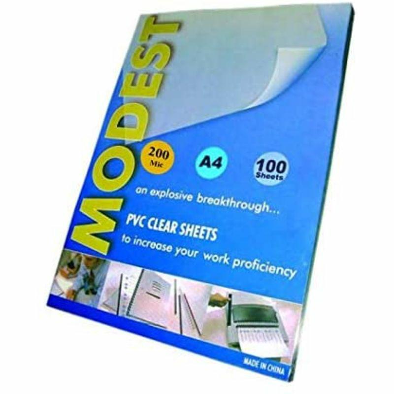 Pvc Sheet 200 Mic A4    A4200 100 Pieces  |  Files & Folders Files & Folders Files & Folders