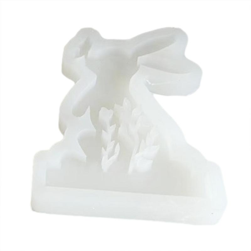 Rabbits Candle Holder Silicone Mould Hand-Made Candle Holder Making Template For Home Decor Rabbit  |  Art & Crafts Art & Crafts Art & Crafts