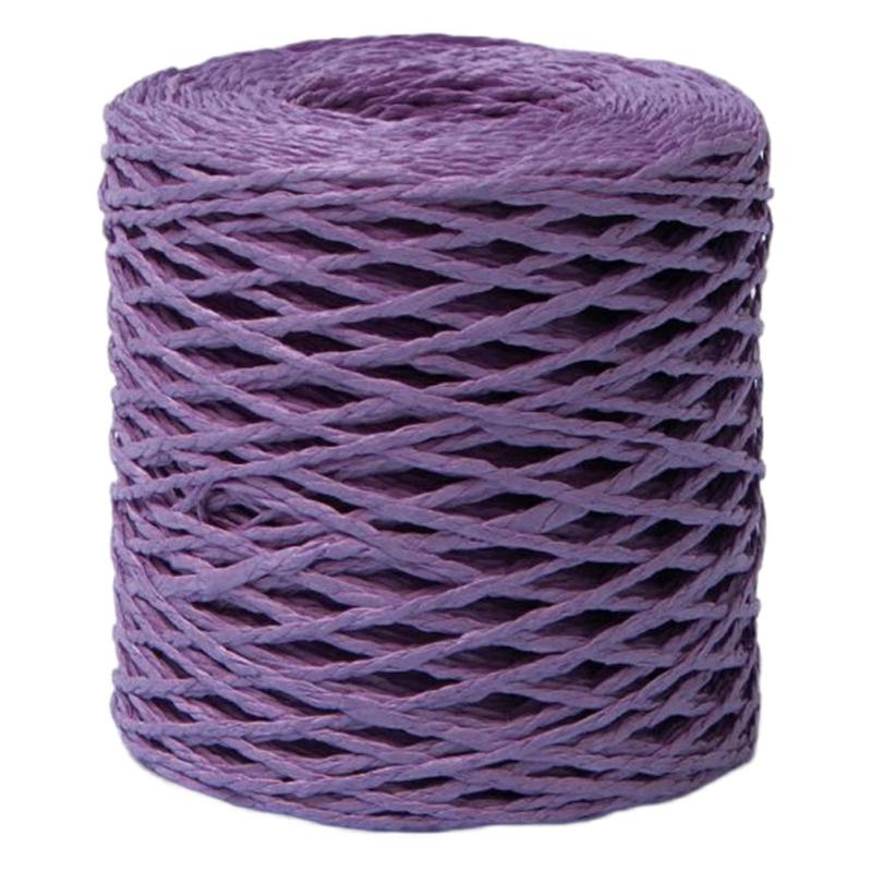 Raffia Woven Thread Diy Hand-Made Crafts Weaving Rope Cuttable Gift Decorative Packing String Elegant Purple  |  Art & Crafts Art & Crafts Art & Crafts