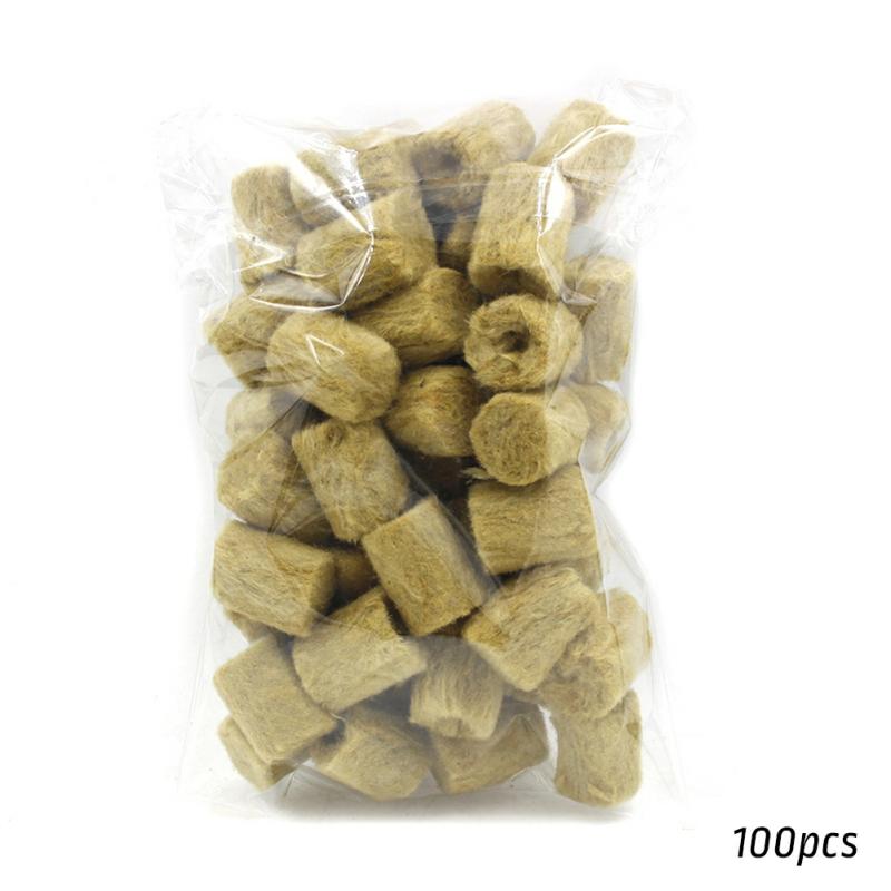 Rock Wool Plug Soilless Culture Substrate Good Air-Permeability Seedling Sponge For Water Cultivation Seedlings 100  |  General Supplies General Supplies 100