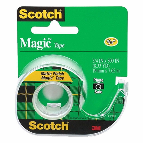 Scotch Tape With Dispenser 3/4 X 300 Inch Cat-105  |  Tapes & Adhesives Tapes & Adhesives Tapes & Adhesives