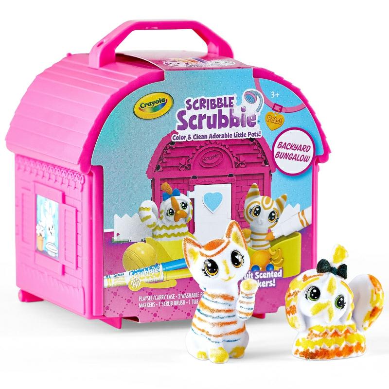 Scribble Scrubbie Pets Backyard Bungalow Playset  |  Art & Crafts Art & Crafts Art & Crafts